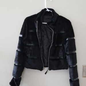 Black reversible jacket